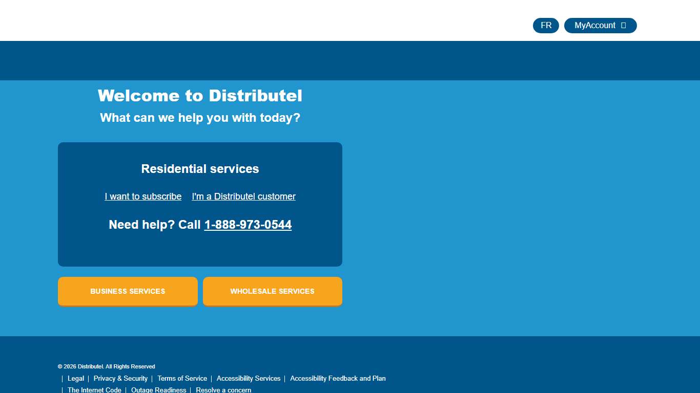 Internet Services Provider - Home Phone | Distributel.ca
