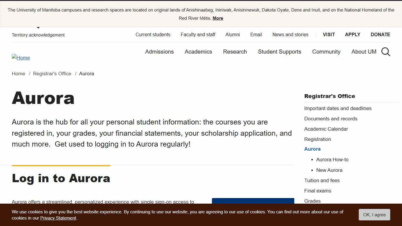 Aurora | University of Manitoba